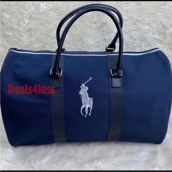 Polo Ralph Lauren Duffel Bag Weekender, Travel Bag, Gym Bag! - Picture 4 of 6